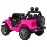 Elektrické autíčko Jeep Wrangler Rubicon Lift 4x4, 24V - ružové